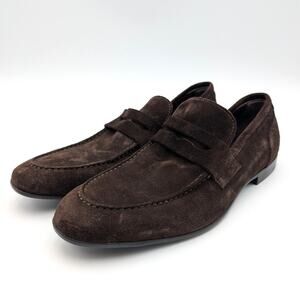 To Boot New York Ontario Penny Loafer Shoes Moc Toe Men's Brown Size US9 EU42